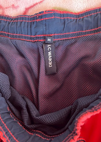 Kemerli Kırmızı Erkek Mini Şort - Görsel 4