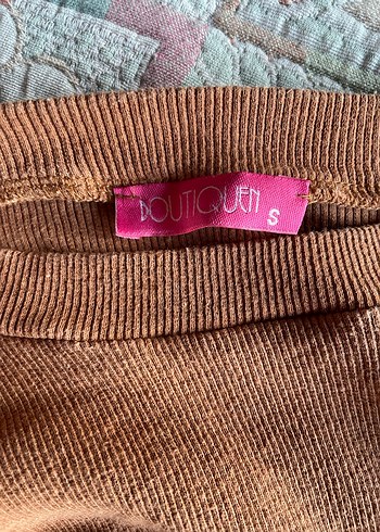 Kahverengi Strappy Mini Elbise - Görsel 7