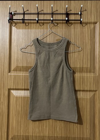 Kahverengi Kadın Kolsuz Slim Fit Atlet - Görsel 2