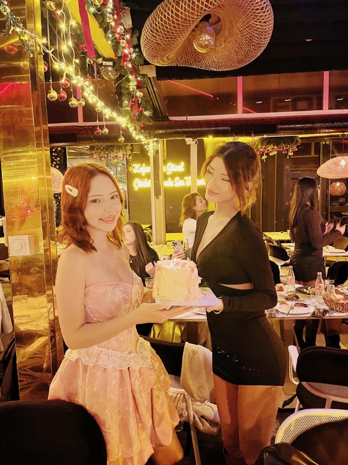 Pembe Straplez Mini Elbise - Görsel 4