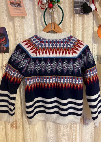 XS Bohem Örgü Kadın Kazak - Görsel 3