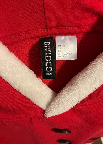 Kırmızı Yılbaşı Kadın Sweatshirt - Görsel 3