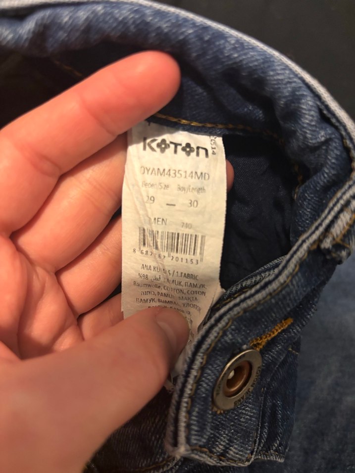 Erkek Jean 29 Beden - Görsel 5