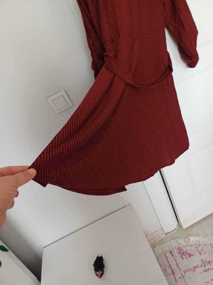 Bordo Midi Kadın tunik - Görsel 4