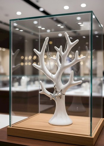 Mini İşlemeli Boncuklu Kadın Kolye - Görsel 3