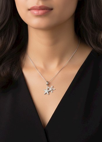 Mini İşlemeli Boncuklu Kadın Kolye - Görsel 4