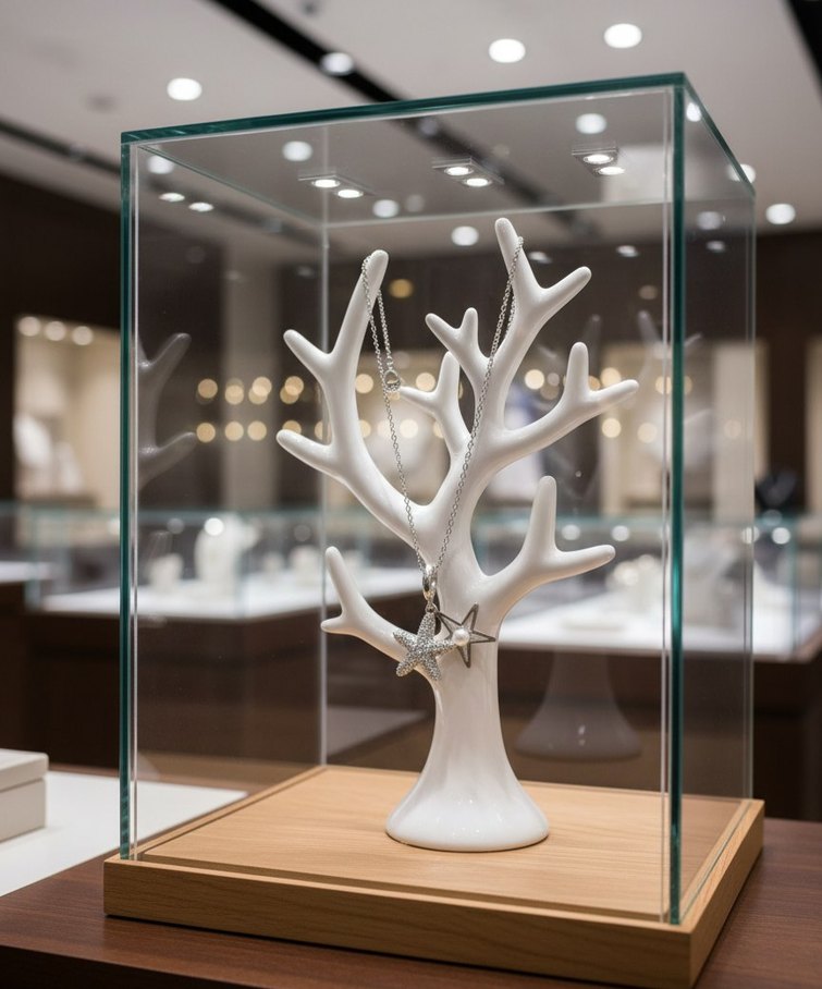 Mini İşlemeli Boncuklu Kadın Kolye - Görsel 3