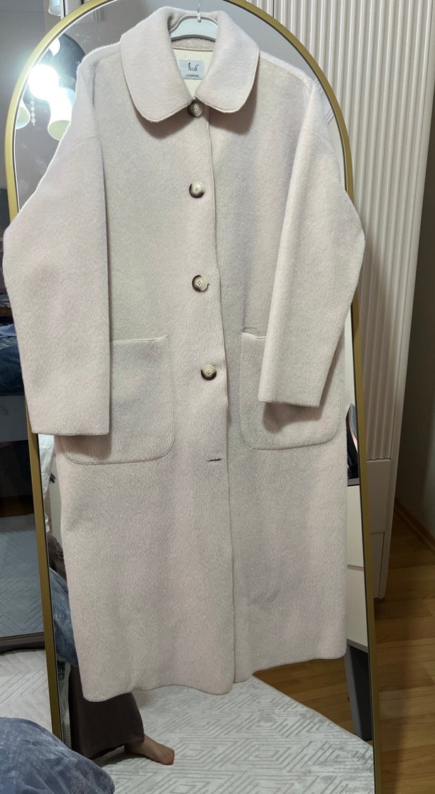 Tavşan tüylü kaban en fazla üç kez kullanılmış temiz ve lekesiz - Görsel 2