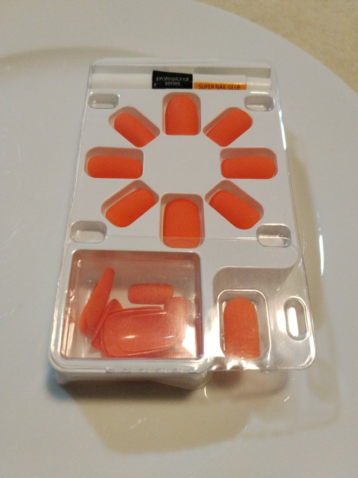 Nascita Turuncu Kare Tırnak Süsleri - Görsel 2