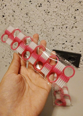 Pembe Tırnak Temizleme Fırçası Seti - Görsel 2