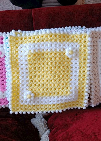 lif Takımı Renkli Yıldız ve Kare Tasarımlı Banyo Kesesi - Görsel 9