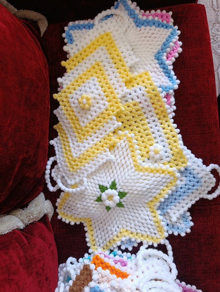 lif Takımı Renkli Yıldız ve Kare Tasarımlı Banyo Kesesi - Görsel 4