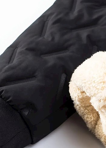 Erkek Siyah Fermuarlı Polar Eşofman Takımı 

M Beden - Görsel 6