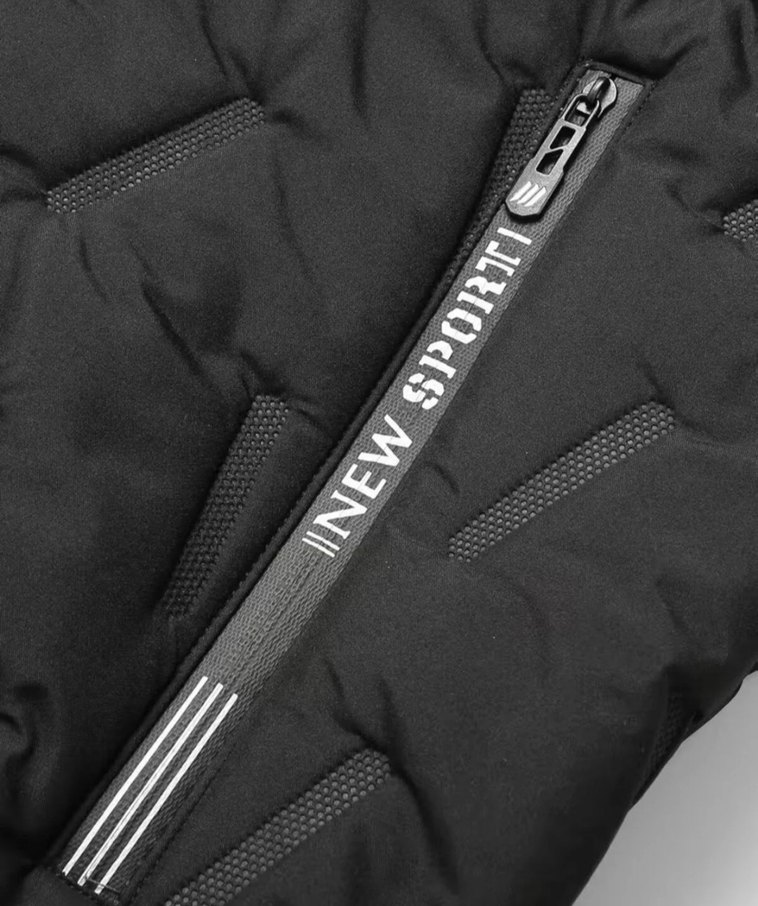 Erkek Siyah Kapüşonlu Fermuarlı Polar Takım - Görsel 5