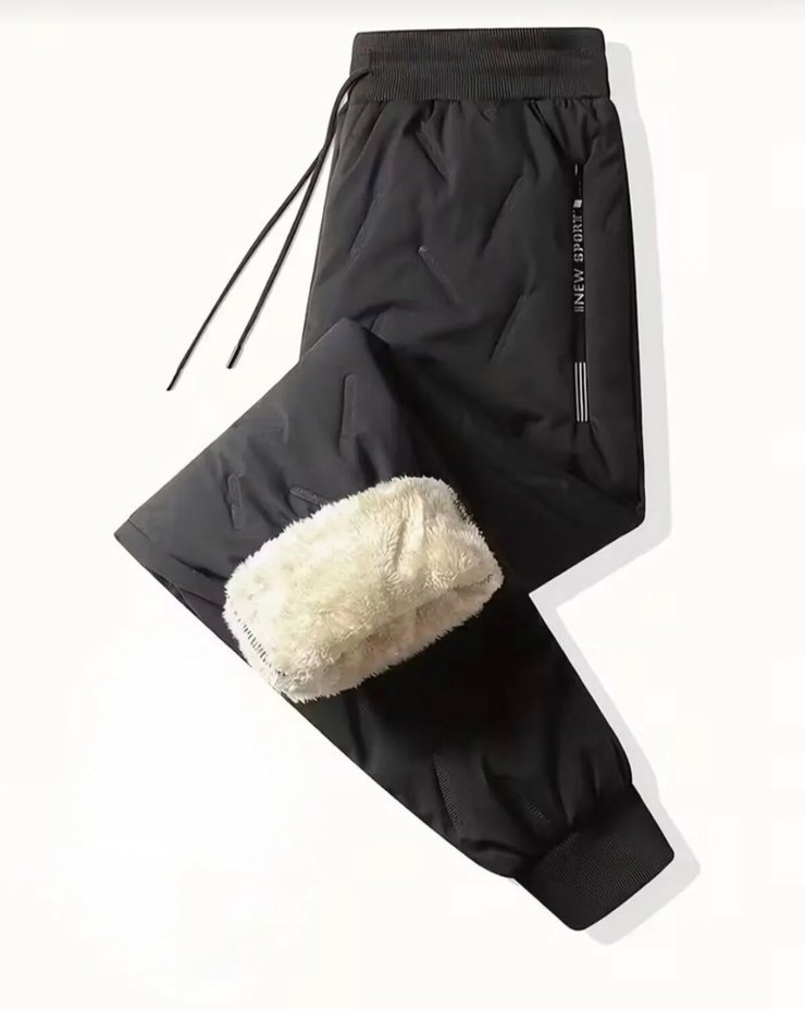 Erkek Siyah Kapüşonlu Fermuarlı Polar Takım - Görsel 3