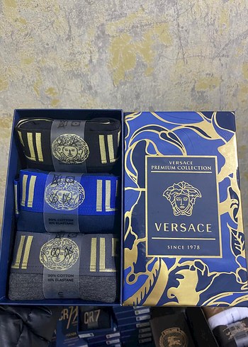 CR7 Erkek Baskılı Boxer 3'lü Set Gri Tonları - Görsel 3