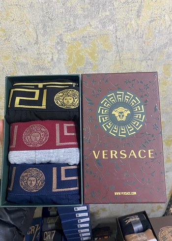 CR7 Erkek Baskılı Boxer 3'lü Set Gri Tonları - Görsel 2