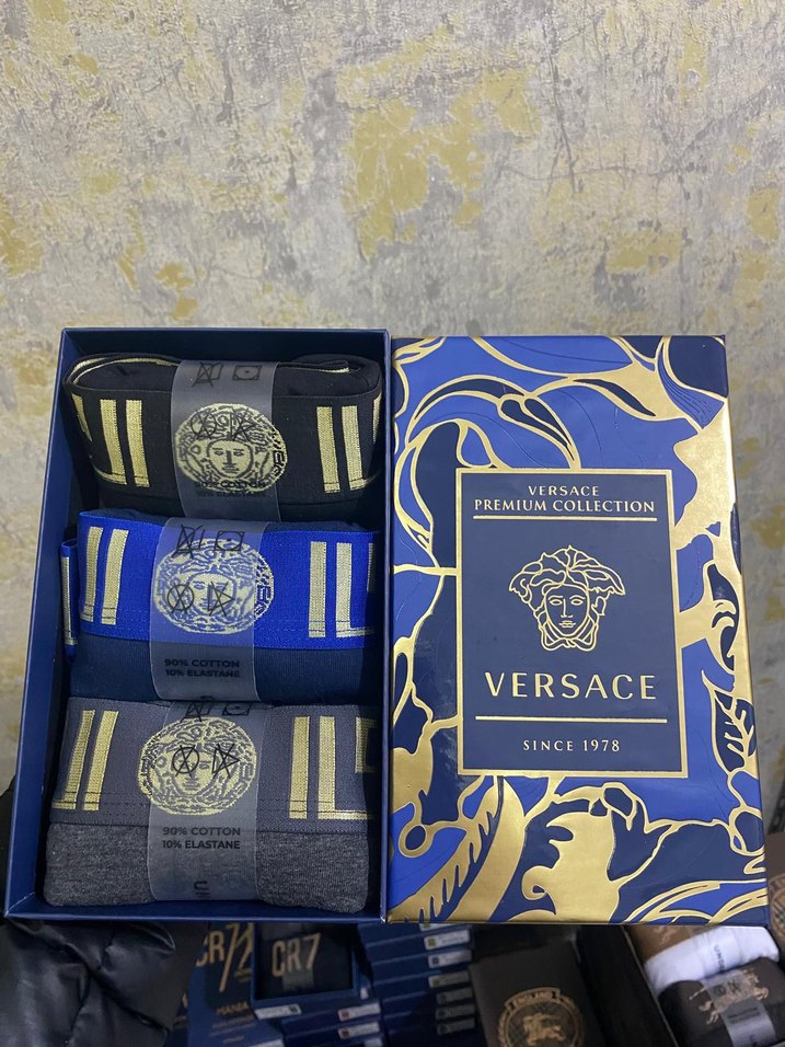 CR7 Erkek Baskılı Boxer 3'lü Set Gri Tonları - Görsel 3