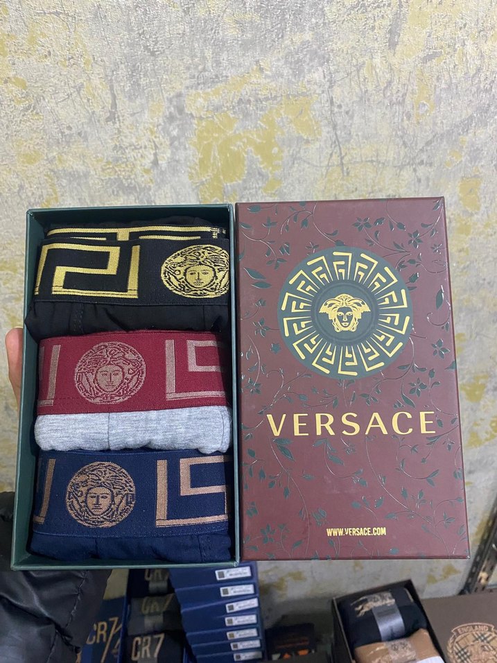 CR7 Erkek Baskılı Boxer 3'lü Set Gri Tonları - Görsel 2