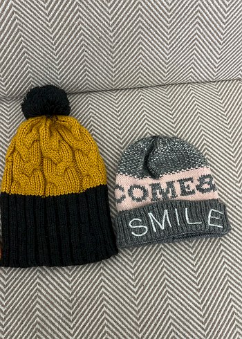 Kadın Çok Renkli Örgü Bere - Görsel 3