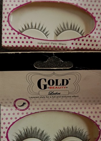 siyah yeni 2 li Takma Kirpikler - Görsel 5