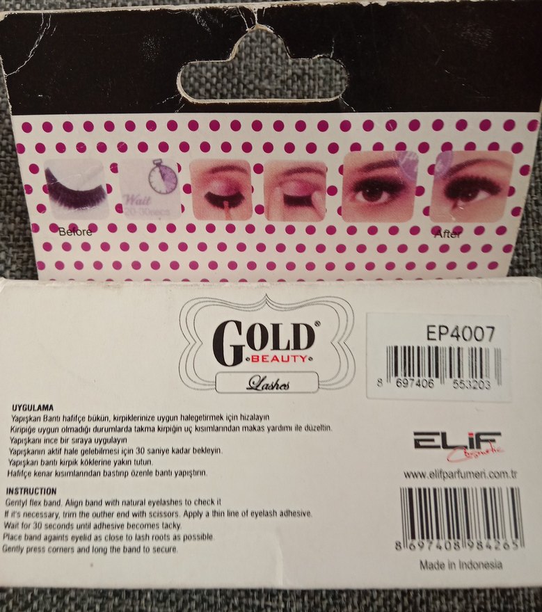 siyah yeni 2 li Takma Kirpikler - Görsel 4