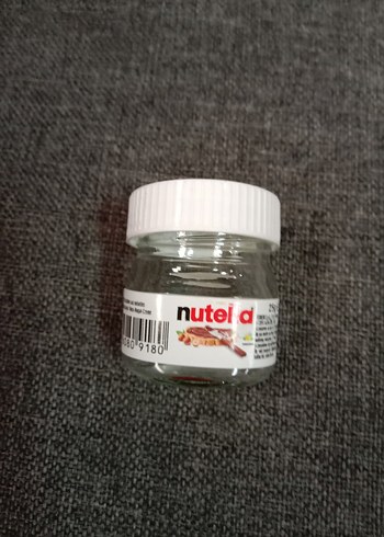 Beyaz Kapaklı Küçük Cam Kavanoz - Görsel 3