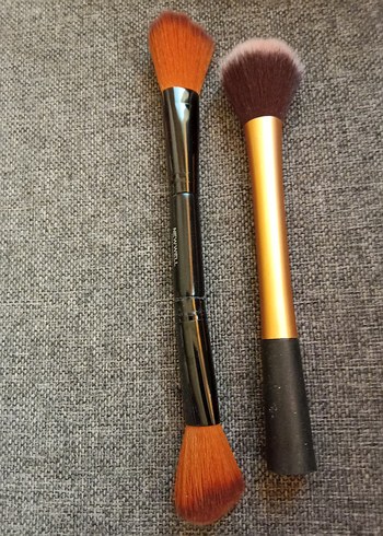 Çift Uçlu ve Yumuşak Kıllı Makyaj Fırçaları 2 li - Görsel 6