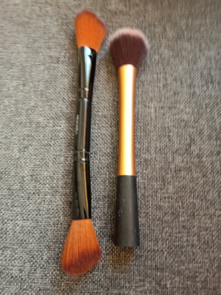 Çift Uçlu ve Yumuşak Kıllı Makyaj Fırçaları 2 li - Görsel 3