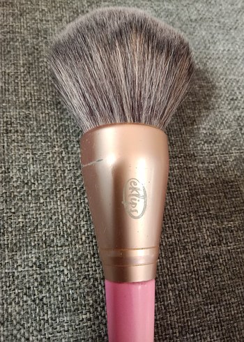 Pastel renkli büyük pudra makyaj fırçası - Görsel 6