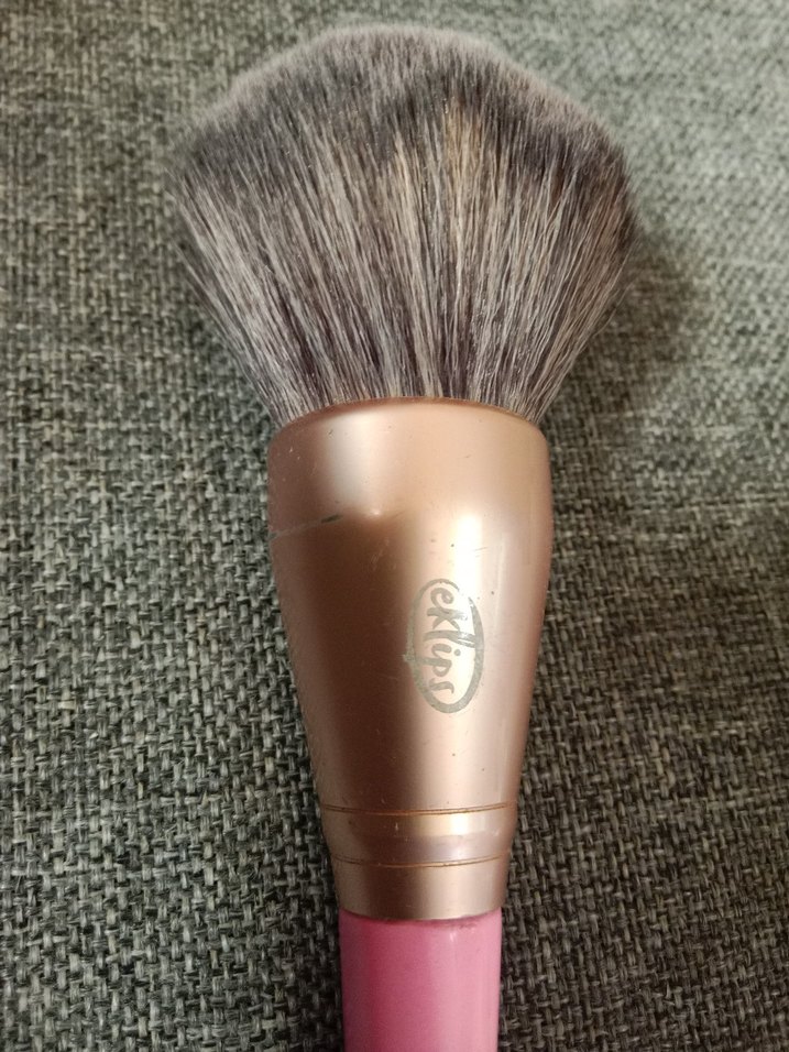 Pastel renkli büyük pudra makyaj fırçası - Görsel 3