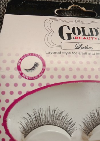 Gold Beauty Altın Renk Takma Kirpik - Görsel 6