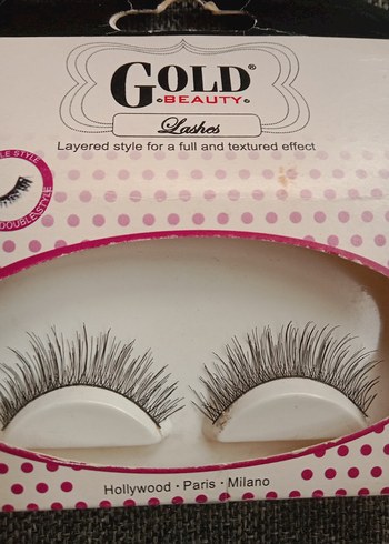 Gold Beauty Altın Renk Takma Kirpik - Görsel 2