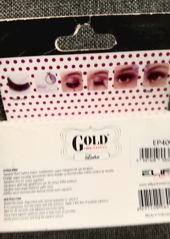 Gold Beauty Altın Renk Takma Kirpik - Görsel 9