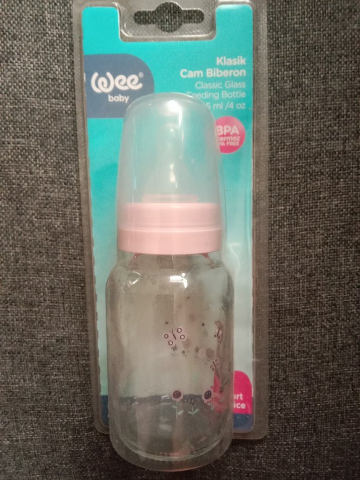 125ml.yeni wee baby cam biberon - Görsel 5