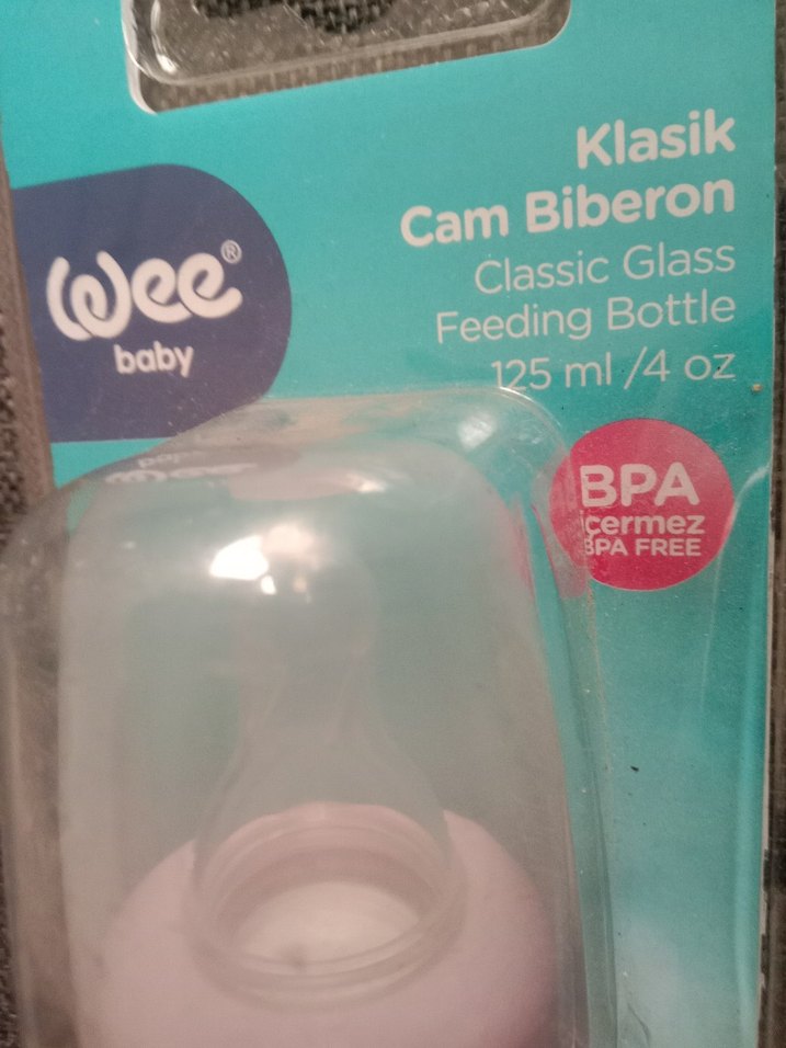 125ml.yeni wee baby cam biberon - Görsel 2