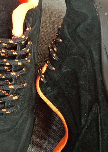 Turuncu siyah 36 Bağcıklı kadın Outdoor Ayakkabı - Görsel 7