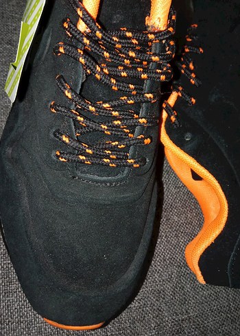 Turuncu siyah 36 Bağcıklı kadın Outdoor Ayakkabı - Görsel 3