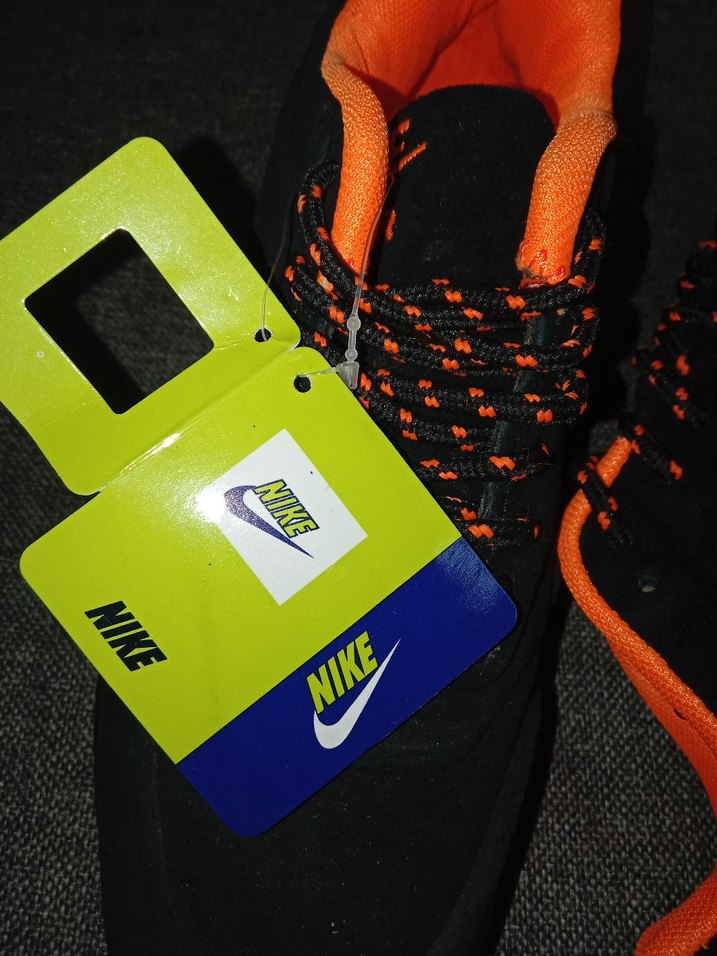 Turuncu siyah 36 Bağcıklı kadın Outdoor Ayakkabı - Görsel 4