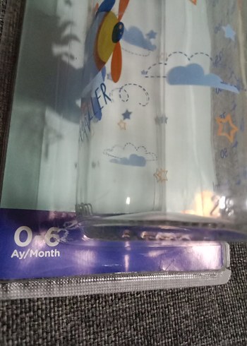 Mavi Pastel Bebek Biberonu 0+ Ay - Görsel 3