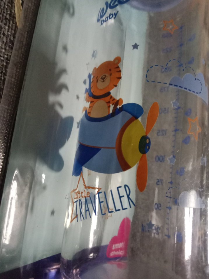 Mavi Pastel Bebek Biberonu 0+ Ay - Görsel 5