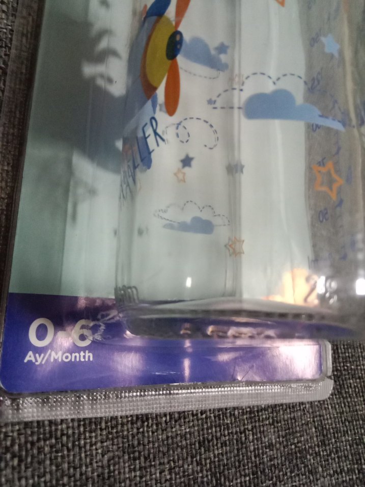 Mavi Pastel Bebek Biberonu 0+ Ay - Görsel 3