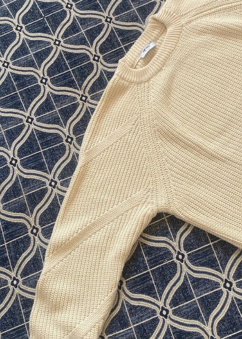 Bej erkek Triko Kazak - Görsel 3