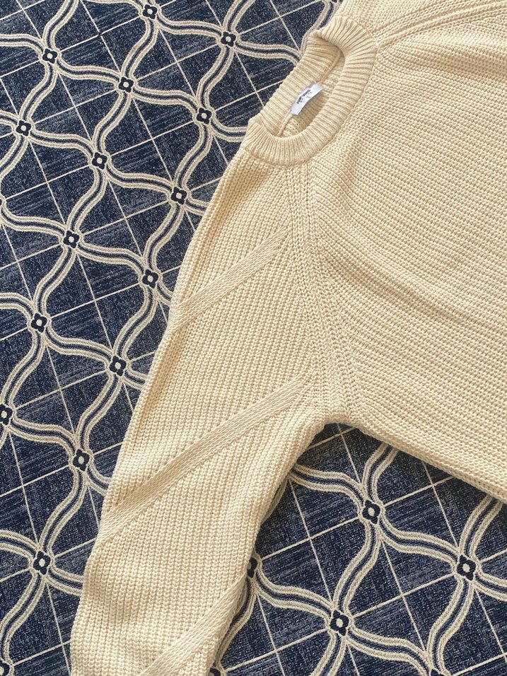 Bej erkek  Triko Kazak - Görsel 3