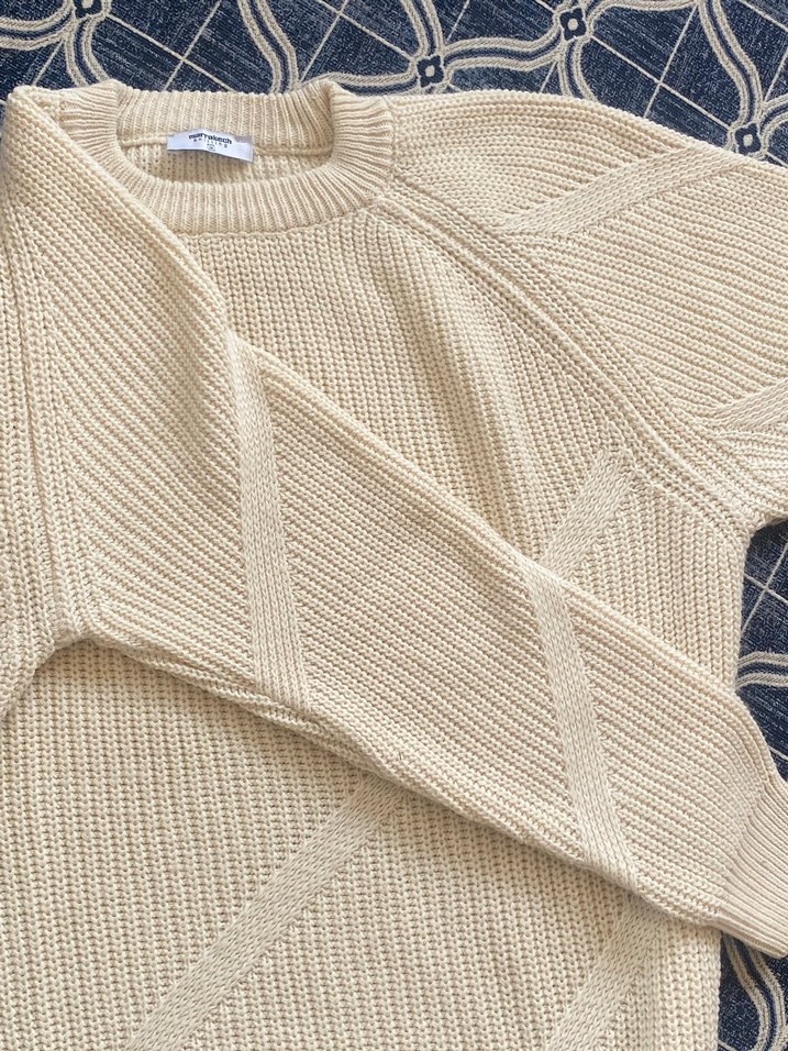 Bej erkek  Triko Kazak - Görsel 2