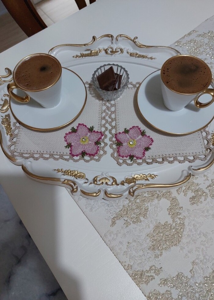 Igne oyasi kahve sunumluk 6 adet - Görsel 2