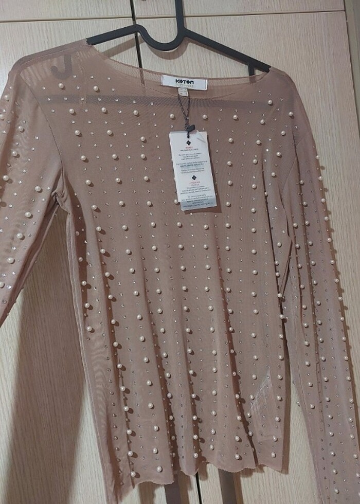 Koton marka ince tul bluz - Görsel 2