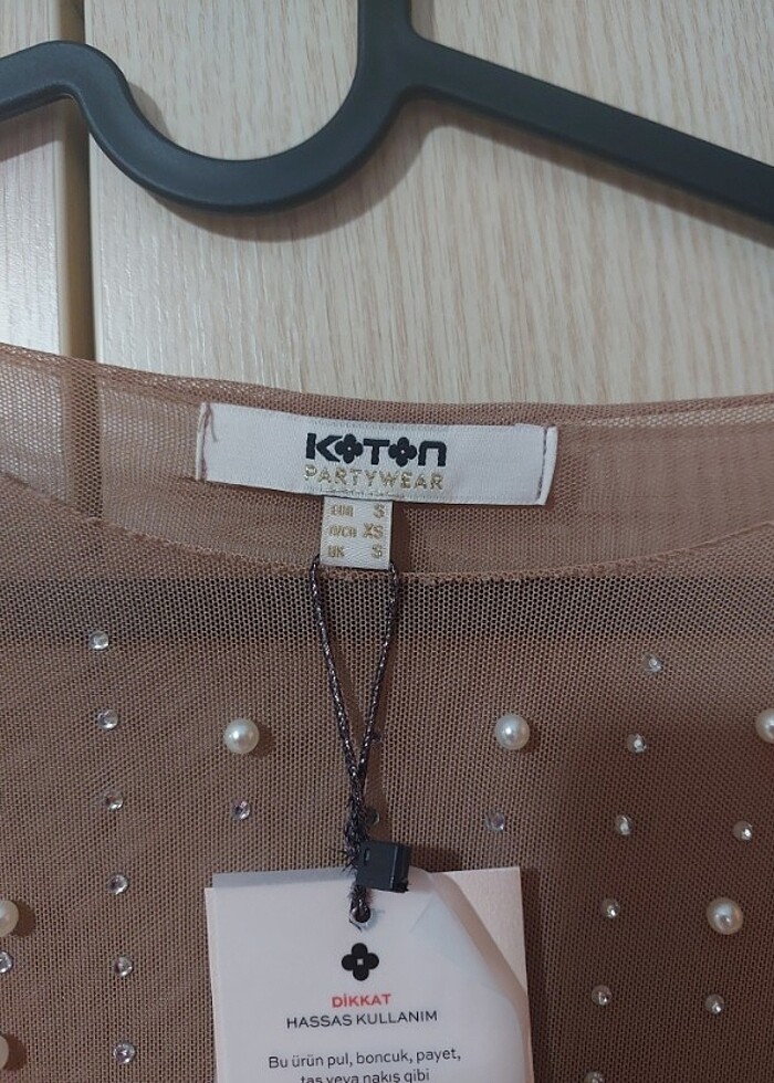 Koton marka ince tul bluz - Görsel 3