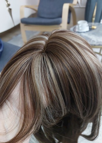 gercek sac gercege yakin tul tepe taban postis peruk sac - Görsel 3