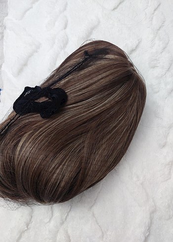 gercek sac gercege yakin tul tepe taban postis peruk sac - Görsel 6